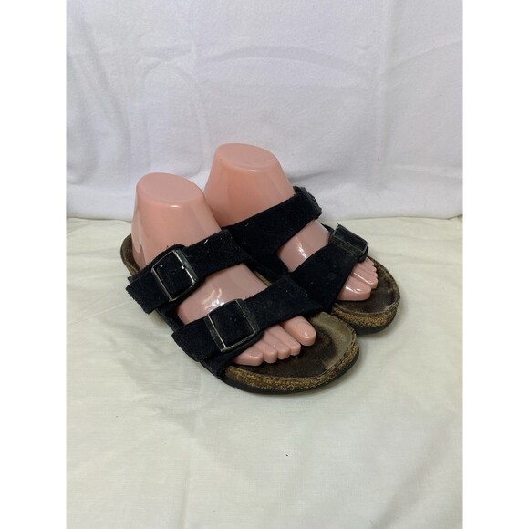 Birkenstock Arizona BS Black Suede Unisex Size 40 L9 M7 Regular - Picture 1 of 12